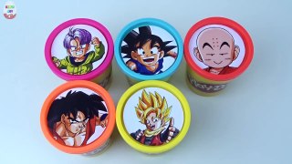 Dragon Ball Z Colors Play doh Surprise Balls for Children