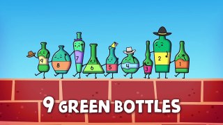 10 Green Bottles Nursery Rhymes For Kids JellyBug
