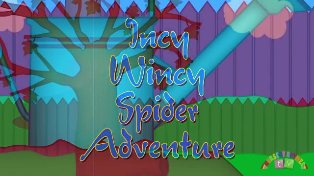 INCY WINCY SPIDER ADVENTURE | Nursery Rhymes TV. Toddler Kindergarten Preschool Baby Songs.