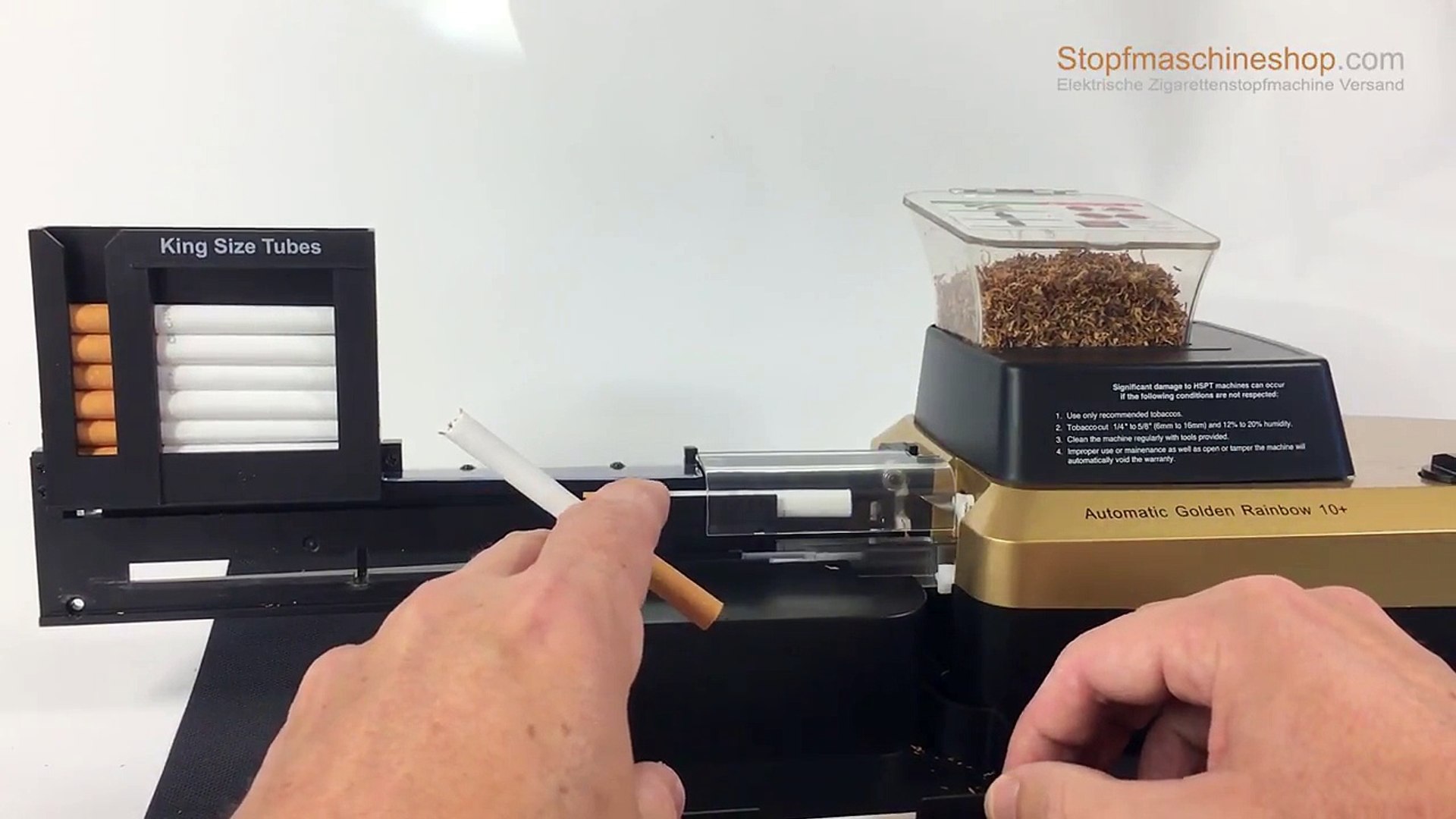 Golden Rainbow 10+ Elektrische Stopfmaschine