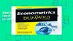 View Econometrics For Dummies Ebook Econometrics For Dummies Ebook