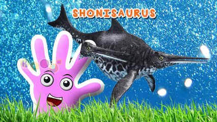 3D Dinosaur Sea Finger Family Animation Nursery Rhymes By KidsW