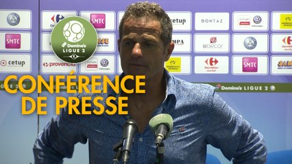Conférence de presse Grenoble Foot 38 - FC Sochaux-Montbéliard (1-0) : Philippe  HINSCHBERGER (GF38) - José Manuel AIRA (FCSM) - 2018/2019