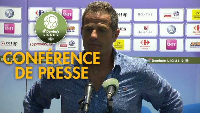 Conférence de presse Grenoble Foot 38 - FC Sochaux-Montbéliard (1-0) : Philippe HINSCHBERGER (GF38) - José Manuel AIRA (FCSM) - 2018/2019