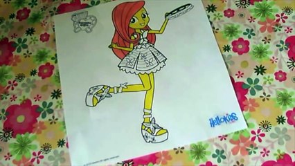 My Little Pony Fluttershy Equestria Girl! MLP! Printable Coloring Book Fun!