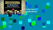 Best ebook  Motivational Interviewing in Nutrition and Fitness (Applications of Motivational