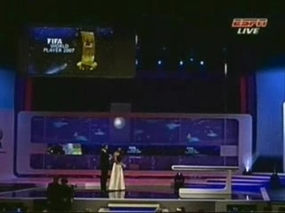 FIFA World Player Gala 2007 - Kaka, Messi and C. Ronaldo