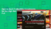 Open e-Book Collectible Investments for the High Net Worth Investor Full