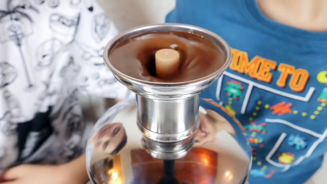 CHOCOLATE FONDUE CHALLENGE ! - Swan VS Néo