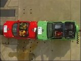 full crash test vitara I vs daihatsu copen in wildhouse..., by axa