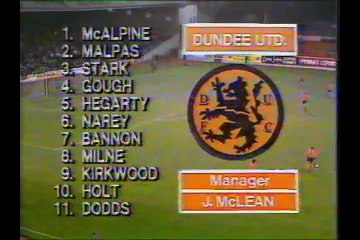 06/11/1982 - Aberdeen v Dundee United - Scottish Premier Division - Extended Highlights