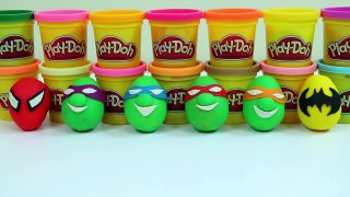 Play Doh Superhero Surprise Eggs Unwrapping