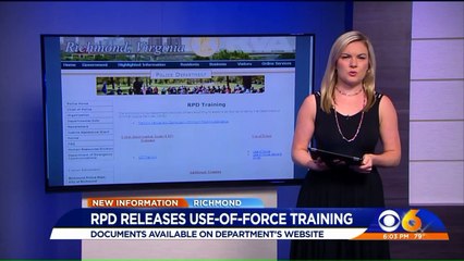 Richmond Police Department Releases Use of Force Training Material to be More Transparent