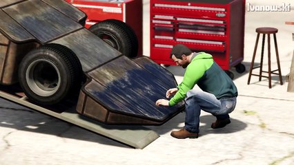 GTA 5 - CAN A RAMP CAR FLIP 100+ VEHICLES IN A ROW?