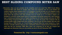 Wen 70716 10 Inch Sliding Compound Miter Saw Review - YouTube