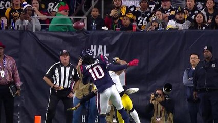 Michael Irvin reacts to DeAndre Hopkins' 'incredible' left-handed catch