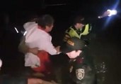 Colombian Police Rescue People from Flooded Home in San Gil