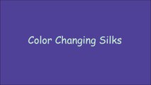 Color Changing Silks - A Double Colour Change Performed Instantly