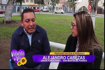 Llegó desde Chiclayo para buscar a su madre, a quien no ve desde hace 50 años