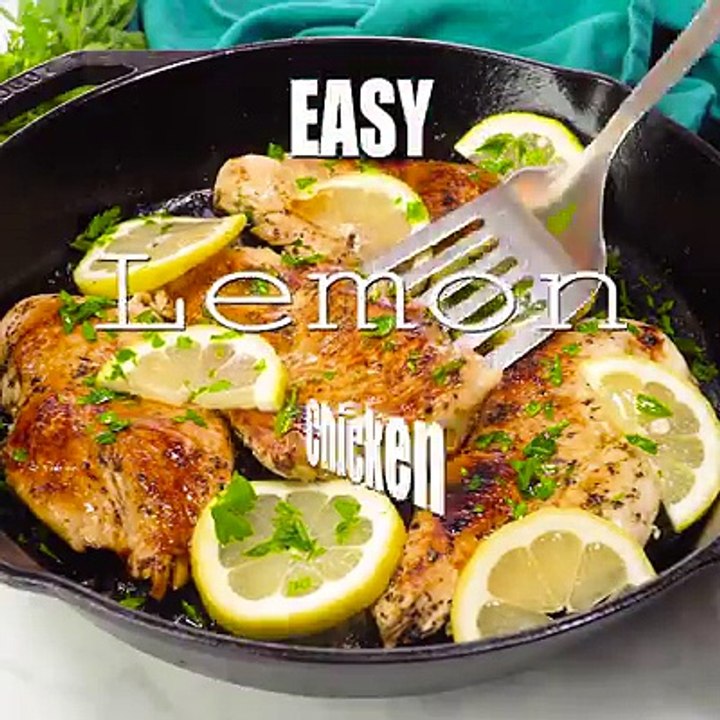 This Quick and Easy Lemon Chicken Recipe requires only a handful of pantry ingredients, but don’t let the simplicity fool you. It’s also outrageously delicious!