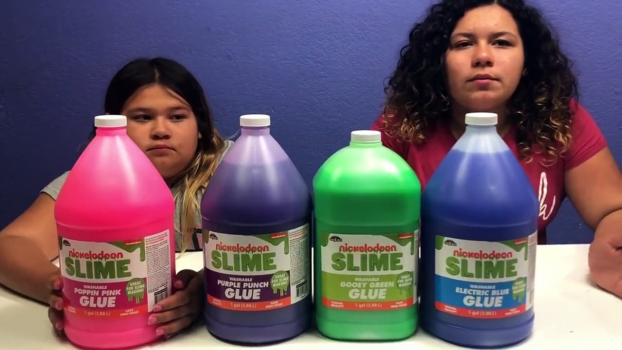 DIY Slime - NEW CRAZY ART NICKELODEON SLIME GLUE GALLONS – MAKING FOUR GALLONS OF CRAZY ART NICKELODEON SLIMECredit: Life with BrothersFull video: