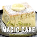 If you are looking for a QUICK and EASY CAKE RECIPE with just few simple ingredients, this easy Banana Magic Cake is perfect sweet treat.‚  RECIPE BELOW- (IN