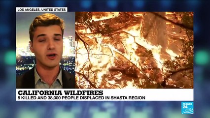 Death toll rises as California wildfire triples in size