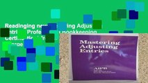 Readinging new Mastering Adjusting Entries (Professional Bookkeeping Certification) free of charge