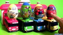 Tayo Toys Surprise 유튜브 꼬마버스 타요 | Tayo the Little Bus Garage 디즈니카 2 깜짝 계란 장난감 스파이더맨