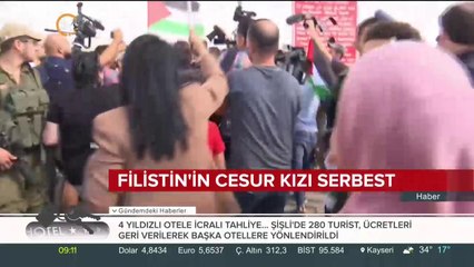 Filistin'in cesur kızı serbest