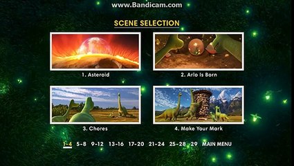 The Good Dinosaur 2016 DVD Menu Walkthrough