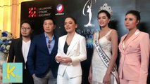 ອາເລັກຊານດ້າ ປະທານກອງປະກວດ Miss Universe Laos ໃຫ້ຄຳຄິດເຫັນກ່ຽວກັບງານປະກວດ Miss Universe Laos 2018 ພ້ອມທັງຄະນະກຳມະການທຸກທ່ານ  Cr. Alexandra Bounxouei - ອາເລັກຊ