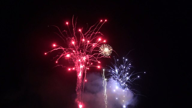 July 4th Tempe, Arizona Fireworks Explosive Ending