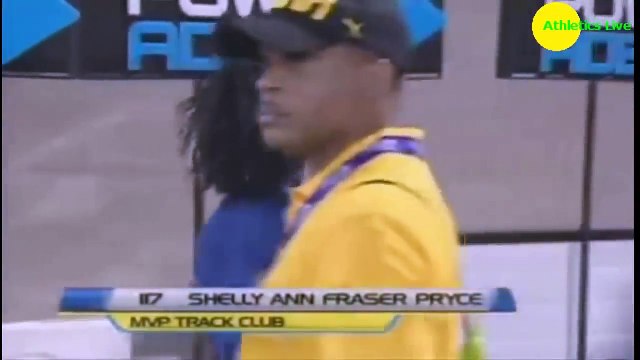 295 Shelly Ann Fraser Pryce wins 100m Women's Jamaican Olympic Trials 2016