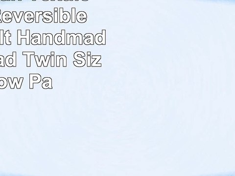 Tribal Asian Textiles Indian Reversible Kantha Quilt Handmade Bedspread Twin Size Throw