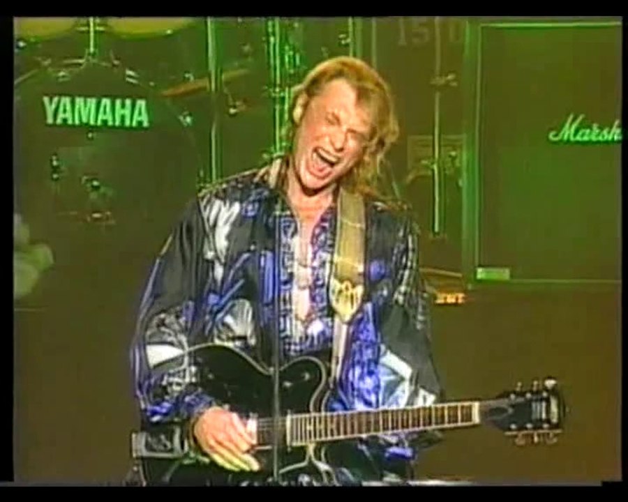 Johnny Hallyday "La musique que j'aime"  Las Vegas 1996
