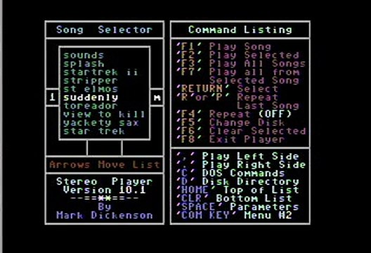 Billy Ocean Suddenly Commodore 64 Stereo Sid Player Keyboard