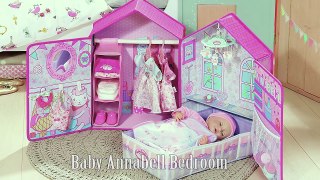 Baby Annabell Bedroom My Baby Annabell Doll sleeps in her New bed