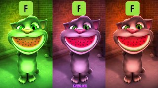 Learn ABC Letters and Alphabet with Talking Tom Colours for Kids Children Toddlers Baby Pl