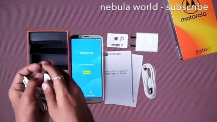 Moto E5 Plus - unboxing and reviews