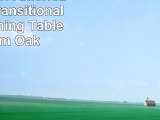 Furniture of America Dekina Transitional Round Dining Table Medium Oak