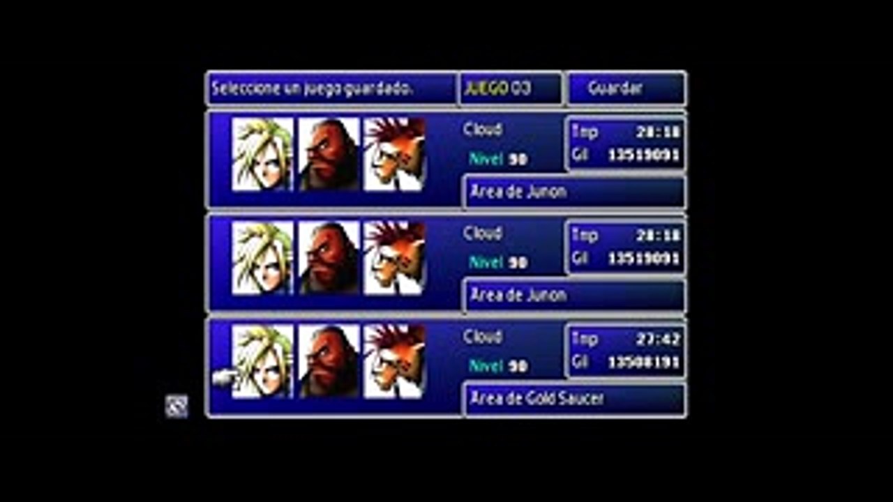 FFVII, 7777s   Arma Esmeralda / Emerald Weapon