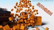VIDS for KIDS in 3d (HD) Trains for Children wrecking Cubes, Learn Counting and have Fun A