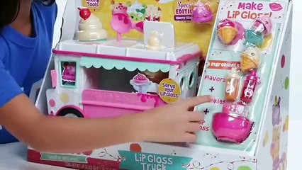 Kids Unboxing Toys- Num Noms Lip Gloss Truck
