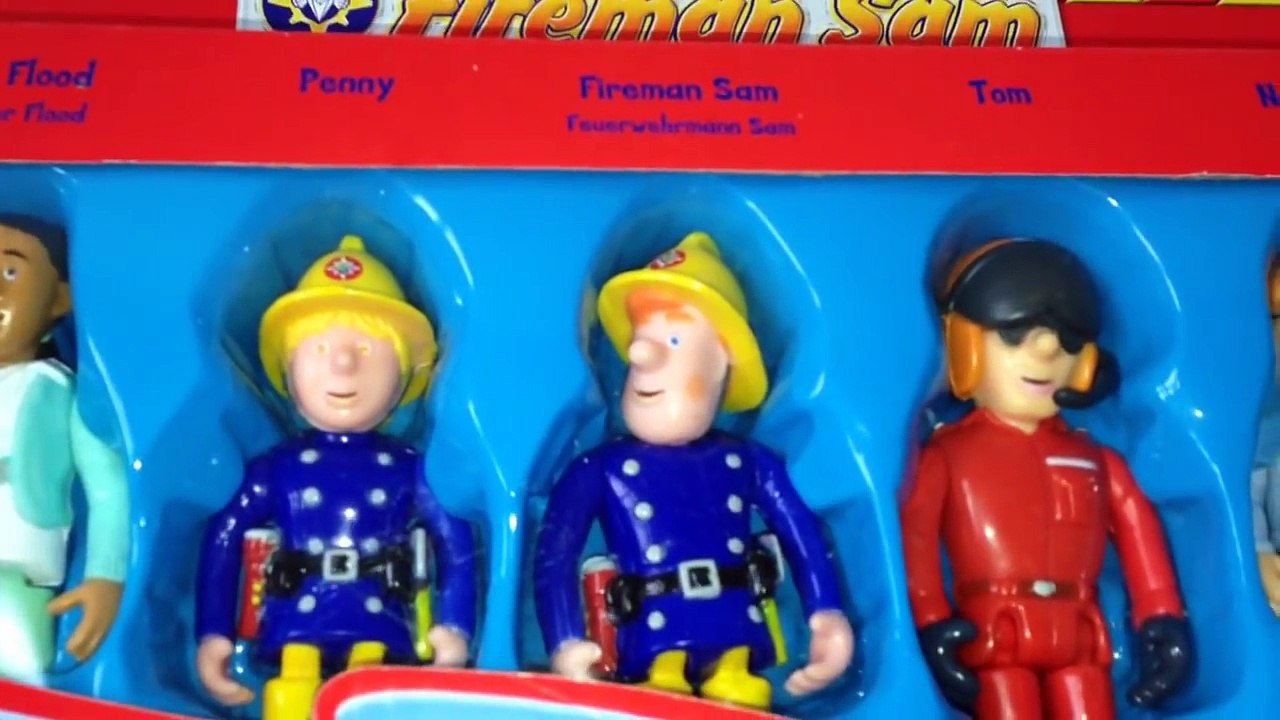 Fireman Sam Collection 5 Figures Unboxing