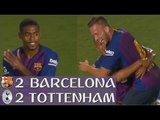 VEJA COMO FOI A ESTRÉIA DE ARTHUR E MALCOM PELO BARÇA - Barcelona 2 (5 x 3) 2 Tottenham 29/07/2018