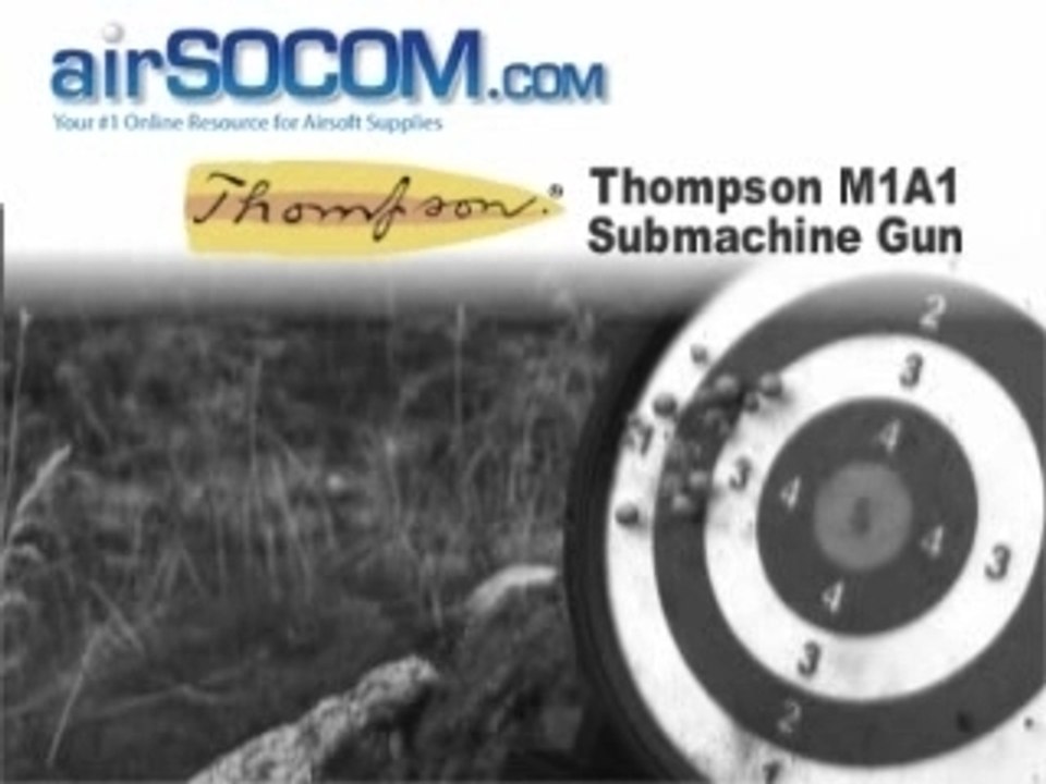 Airsoft - Licensed Thompson Replica