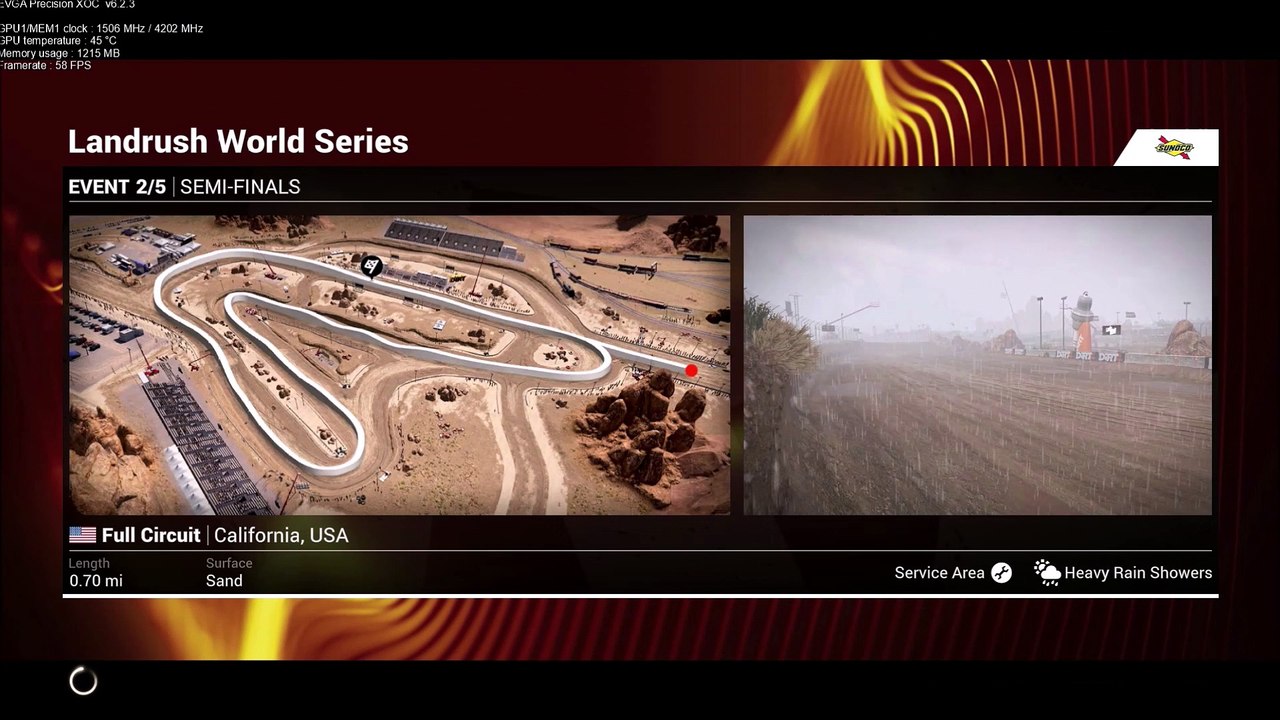 DiRT 4 Fly Cam Landrush World Series Semi-Finals Ev2 Full Circuit California