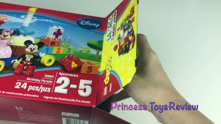 Disney Mickey Mouse Clubhouse Birthday Parade Train Unboxing with Princess ToysReview