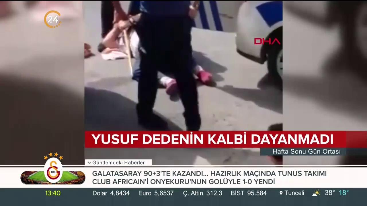 Yusuf dedeye ters kelepçe takan, biber gazı sıkan polisler